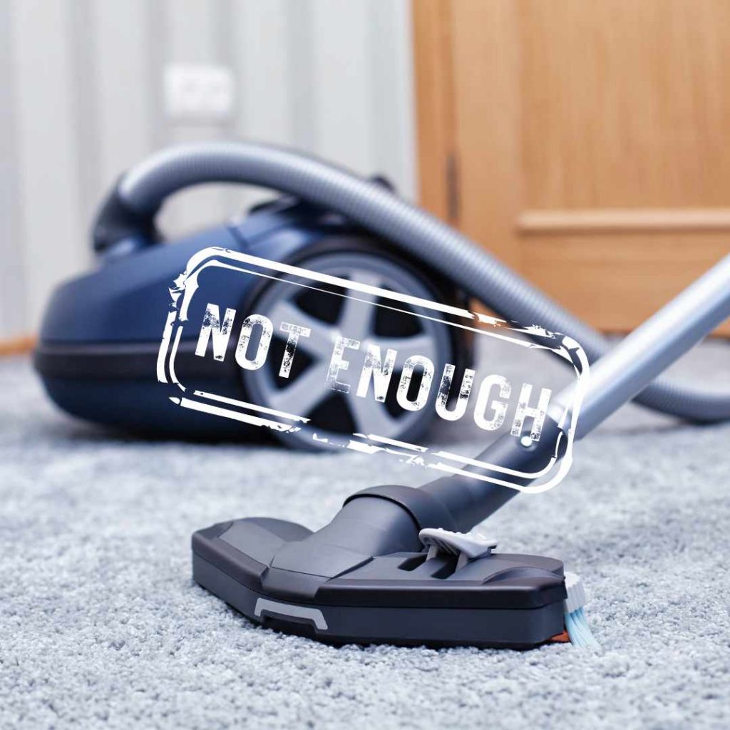 Is Vacuuming the Carpet Enough?